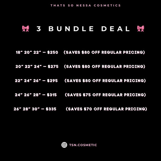 3 bundle deal